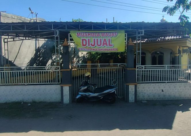
					Sempat Heboh Mushola Wakaf di Desa Manyar Sidomukti Dijual, Ternyata Berstatus SHM