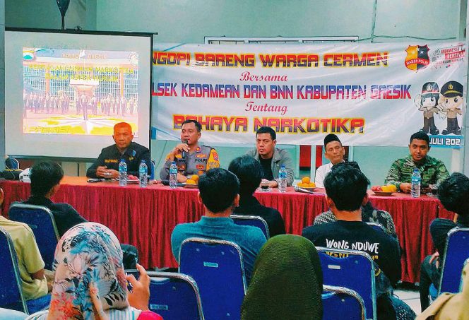 
					Gandeng BNN Gresik dan Polsek Kedamean, Pemdes Cermen Deklarasikan Perang Lawan Narkoba
