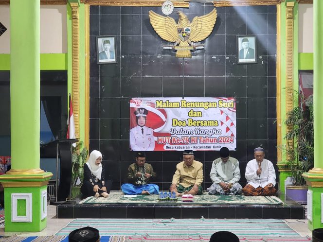 
					Peringati Hari Kemerdekaan RI Ke 79, Pemdes Kabuaran Gelar Doa Bersama