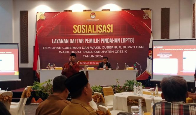 
					Sosialisasi Layanan Daftar Pemilih Pindahan, KPU Gresik Libatkan Semua Stakeholder