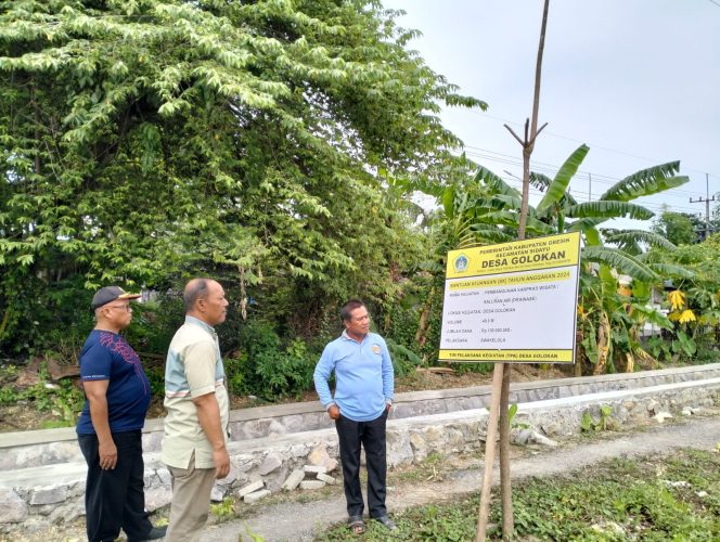 
					Sudah Sesuai RAB, Pemdes Golokan Gresik Kebut Pembangunan Sarpras Wisata