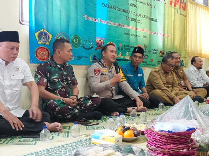 
					Kapolres Gresik Puji Peran KWG dalam Mendukung Tugas Kepolisian di Momentum HPN 2026