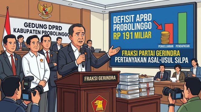 
					Defisit APBD Probolinggo Rp191 Miliar, Fraksi Partai Gerindra Pertanyakan Asal-usul SiLPA